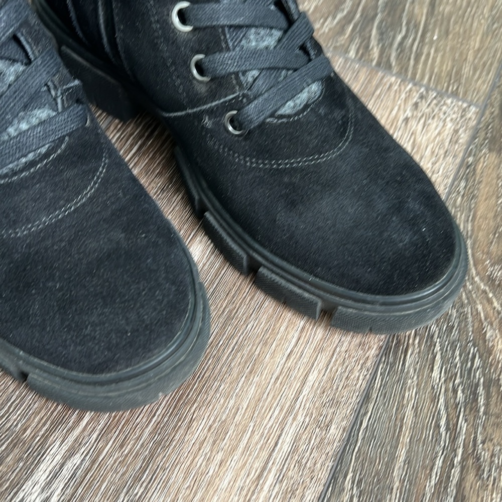 Blondo Black Combat Moto Boots with Rugged Sole - Picture 7 of 14